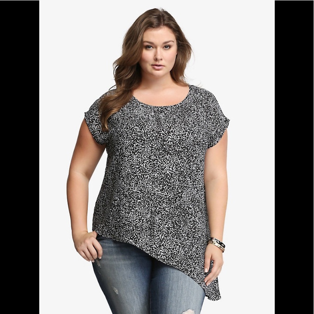 Torrid Asymmetrical Blouse